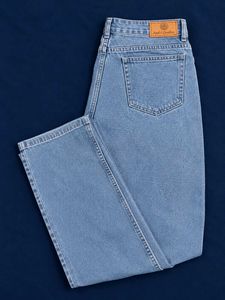 Classic Light Wash Straight Leg Jeans