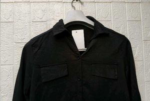 New with tag Korean Classic Black Button-Up Shirt