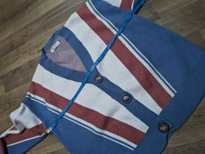 Striped Knit Cardigan