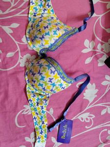 Cute Butterfly Print Bra