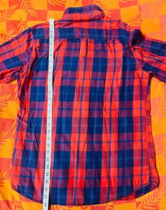 Pepe Jeans Men's Red &amp; Blue Plaid Shirt