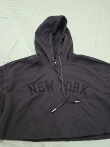 Hooded Cropped Sweatshirt