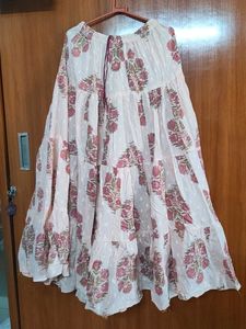 Boho Floral Tiered Maxi Skirt