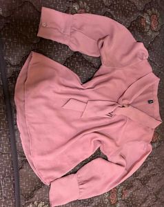 Vero Moda Peach Color Formal  Top (Women's)