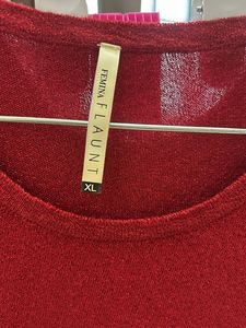 Red Mettalic Top