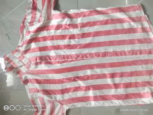 Striped Button-Up Shirt