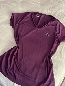 Women's Purple Workout Tee