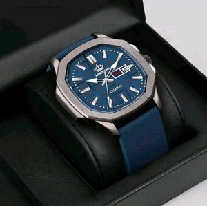 Men's Blue Dial Quartz Watch