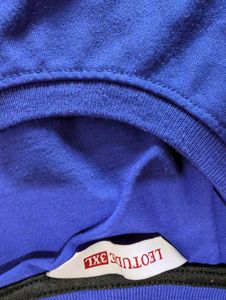 Leotude Blue Graphic T-Shirt