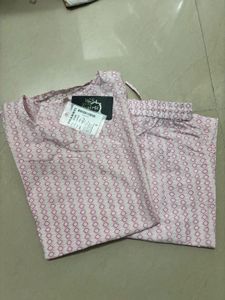 Prakriti brand Pink Printed cord set