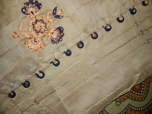 Embroidered Palazzo Pants