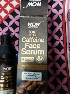 Wow Caffeine Face Serum. 25% Use . 85% Left . Good Product Tested By Doctors