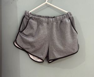 Grey Shorts with Black Trim