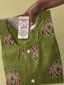 Beautiful Green Printed Kurta