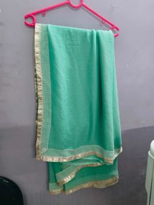 Elegant Turquoise Saree