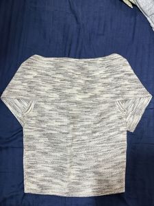 Gray Knit Top