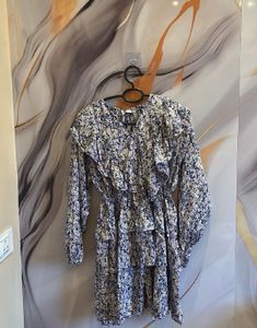 Floral Ruffled Midi Dress