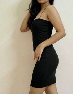 Black Spaghetti Strap Dress