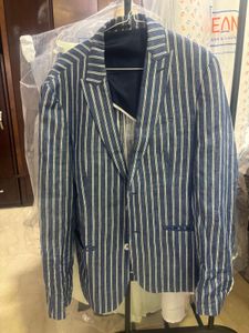 Men's Striped Blazer