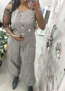 Checkered Co-ord Set🩶