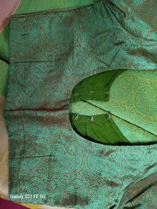 Green Colur Festive Wear Saree