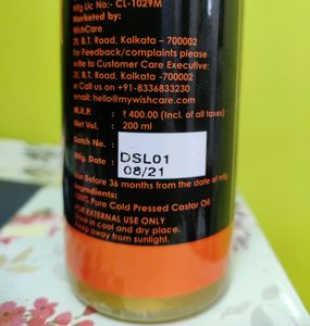 Wiscare Castor Oil