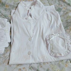 Cute lavender Pajama Top