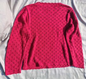 Red Knit Sweater