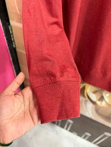 Men's Red Long Sleeve T-Shirt
