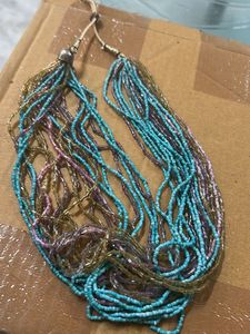 Boho Beaded Layered Necklace