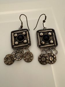 Boho Square Dangle Earrings