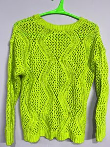 crochet top Neon Green Color