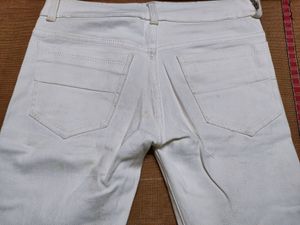 White Slim Fit Jeans