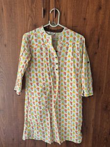 Floral Print Tunic Top