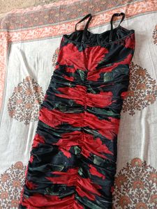 URBANIC Bustier Floral Midi Dress ( New With Tag)