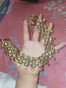 Turkish Gold Tone Statement Necklace