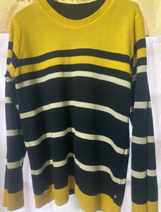 Men's Striped Knit Sweater