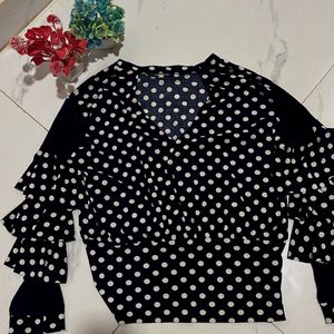 Ruffle Sleeve Top
