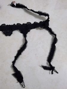 Black Lace Garter Belt