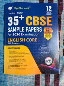 35+ CBSE Sample Papers English Core 2026