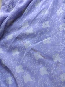 Lilac Floral Print Gown