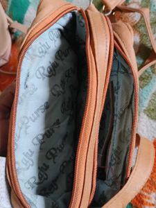 Beige Handbag