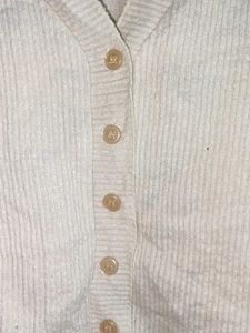 Winter cropped Cardigan Sweater