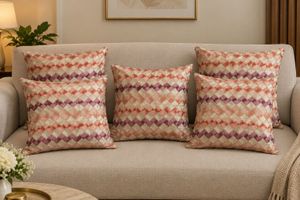 Chevron Pattern Accent Pillow