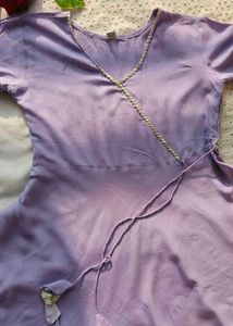 Elegant Lavender Ethnic Gown