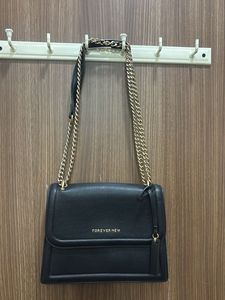 Chic Black Forever New Chain Bag