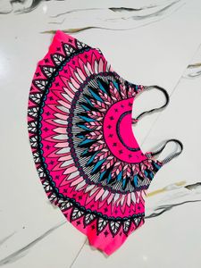 Vibrant Pink Tribal Print  Top