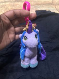Plush Unicorn Keychain