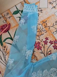 Blue Chikankari Kurta