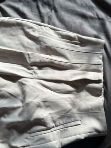 Elegant off white Trousers zara